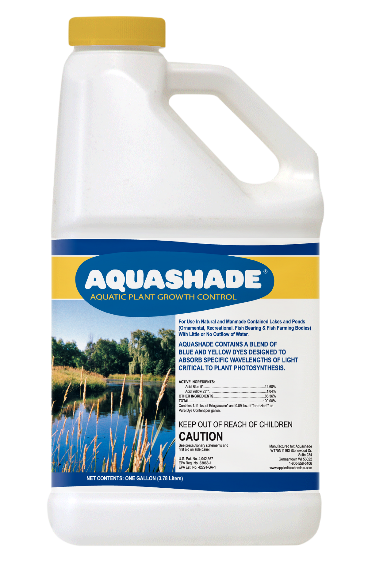 AquaShade Blue Dye 1 gallon