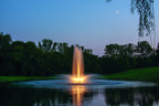 Kasco J Series fountain. Spray Pattern: Linden