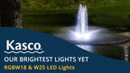 Kasco W25 LED White Fountain Lighting