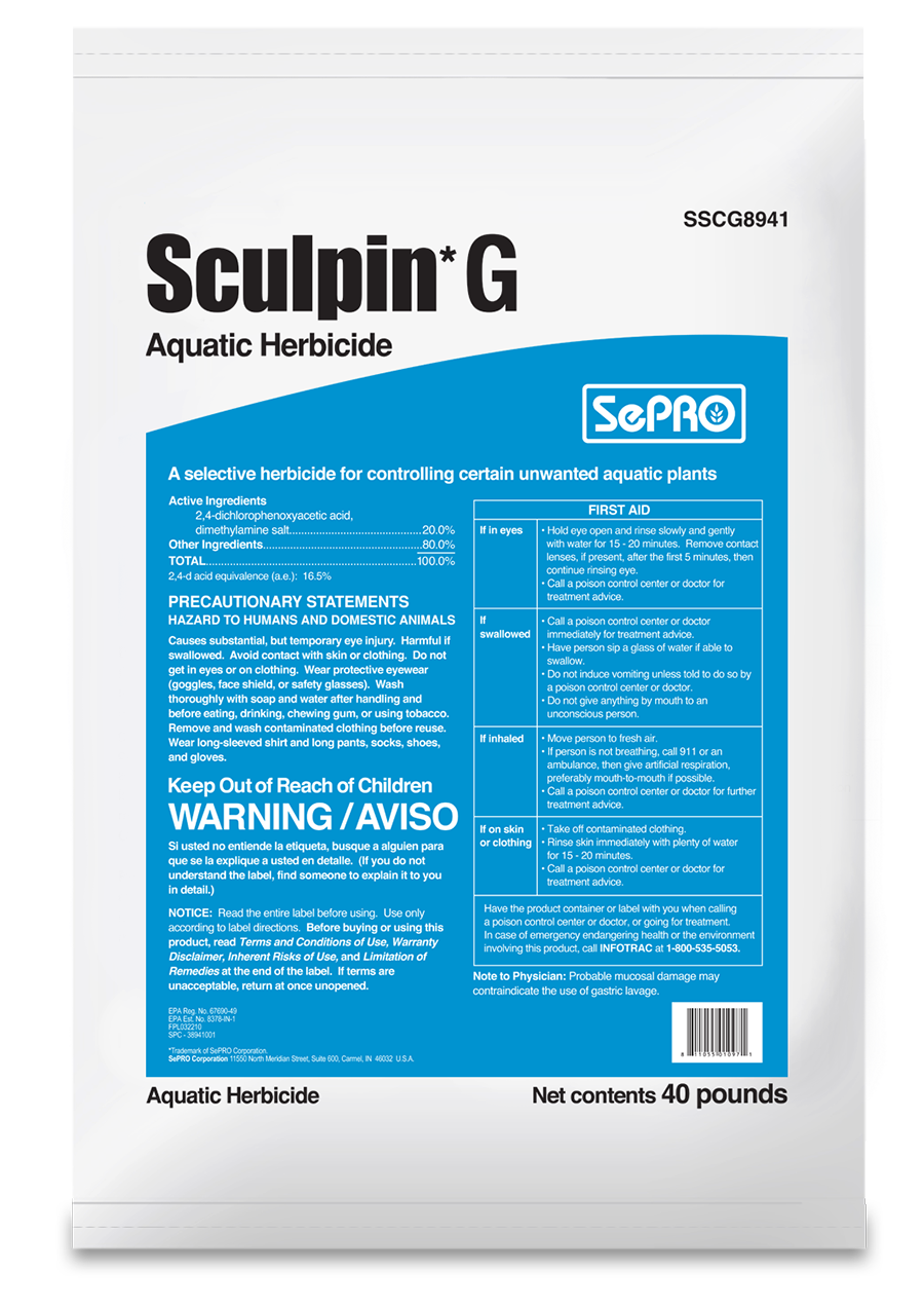 Sculpin G Herbicide 40 lb bag