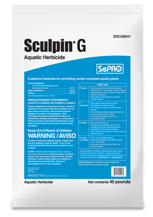 Sculpin G Herbicide 40 lb bag