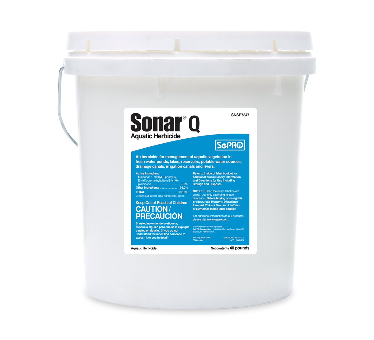 Sonar Q Herbicide 8 lb pail